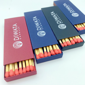 Scatole di Fiammiferi Personalizzate per Pubblicità Alberghiera, Fiammiferi Colorati con Punta in Legno, Fiammiferi di Sicurezza per Caminetto, Grandi Scatole per Uso Domestico e Candele - Product Image 6