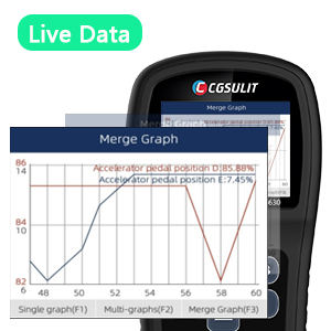 CGSULIT SC630 Soporte SRS/ABS Reinicio Coche <span class=keywords><strong>OBD2</strong></span> Lector de código Escáner - Product Image 5