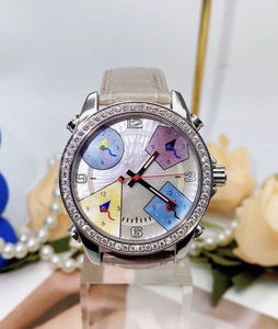 Reloj Clásico JC Five-Time Zone para Hombre, Reloj de Cuarzo Multifuncional con Esfera Grande - Product Image 1