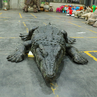 Parc à thème Zoo Exposition Événement Divertissement Robot Animal Costume Crocodile Prop