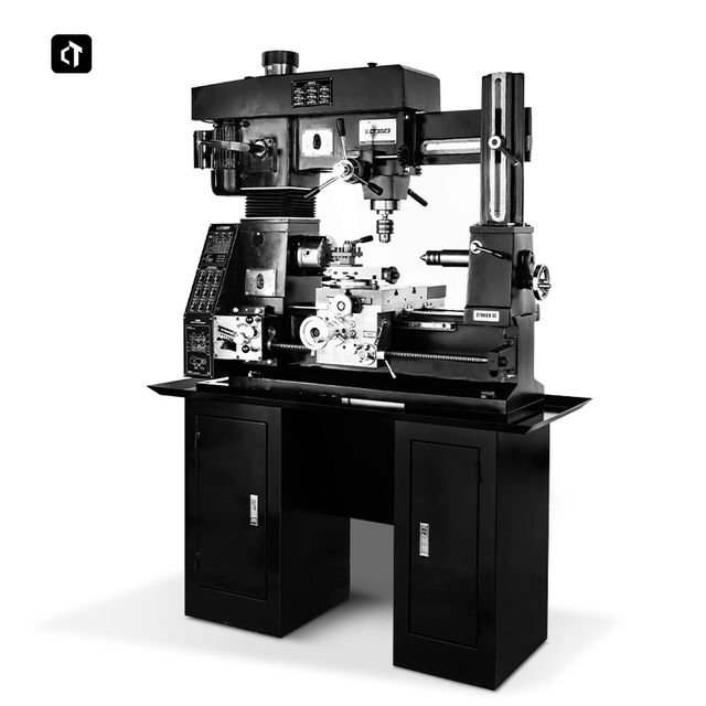 CT3023 Multi-functional Lathe Machine 3 in 1 Combo Lathe Mill Drill Machine