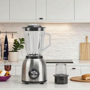 Licuadora Portátil JIZYA con Recipiente de Vidrio, Carcasa de Acero Inoxidable, Electrodoméstico Multifuncional para el Hogar - Product Image 6