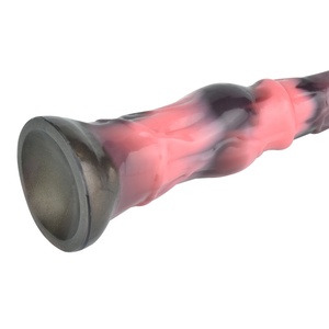 YOCY Realistic Horse <b>Dildo</b> Animal Cock Sex Toy for Female Male Penetration Anal Masturbator Soft Silicone Butt Plug - Product Image 3