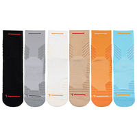 Chaussettes en coton respirant pour hommes et femmes, tricotées, écologiques, logo personnalisé pour la course à pied, le cyclisme, le basketball, antidérapantes