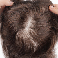 Toupet Homme Newtimes Hair en Cheveux Humains, Remplacement Ultra Légère Densité Peau Très Fine, Boucles en V