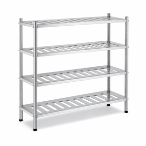 Étagère de rangement robuste pour cuisine commerciale, en acier inoxydable 304 201, pour <span class=keywords><strong>restaurant</strong></span>, vente chaude - Product Image 3