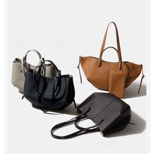 תיקי טוט מעור אמיתי אופנתיים לנשים לשנת <span class=keywords><strong>2026</strong></span>, תיקי יד גדולים וקיבוליים - Product Image 3