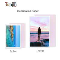 100 feuilles de papier de sublimation à taux de transfert élevé, séchage rapide, impression HD pour tasses vierges de sublimation, approvisionnement en gros Topjlh