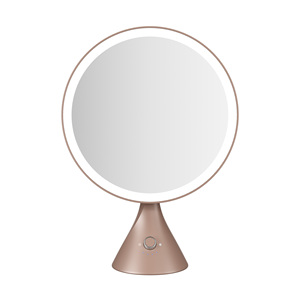 Women Smart 3 Color Lighting Portable <strong>Make</strong> <strong>up</strong> Desktop Makeup Vanity Table Mirror With <strong>Lights</strong> Led Cosmetic Mirror - Product Image 1