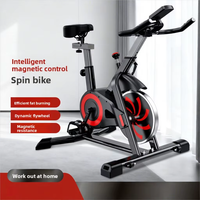 Vélo de spinning magnétique silencieux en acier inoxydable, capacité maximale 120 kg, écran LCD, équipement de fitness pour la maison, écologique