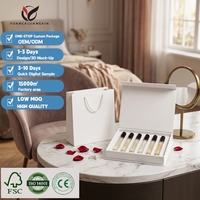 Boîte d'emballage en carton personnalisée avec logo pour échantillon de parfum, boîte-cadeau de luxe pour échantillon de parfum