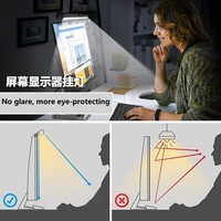 Barra LED de 44 cm con control táctil, ¡gran oferta! Lámpara LED USB para monitor de ordenador con luz de lectura USB y pantalla antirreflejo.