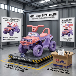 Mini <span class=keywords><strong>Quad</strong></span> Électrique 4 Roues Tendance pour Enfants, Véhicule Porteur à Pédales pour 2-7 Ans en Plastique Durable - Product Image 5