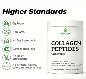 Colágeno Hidrolizado Puro en Polvo de Fábrica GMP, 11g por Porción, Suplemento de Colágeno para Cabello, Piel, Uñas y Articulaciones - Product Image 2