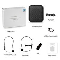 S358 UHF Rechargeable amplificateur portable mini amplificateur de voix pour enseignant haut-parleur amplificateur haut-parleur