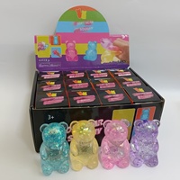 Ours en peluche anti-stress en TPR, jouet souple à rebond lent, compressible, pour la décompression transfrontalière