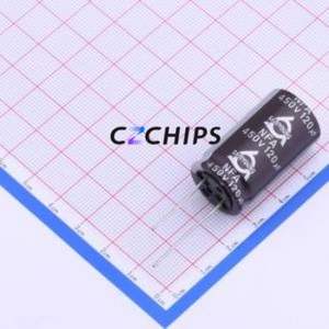 ตัวเก็บประจุอิเล็กโทรไลติคอลูมิเนียมผ่านรูขนาด18*31.5ผ่านรู D18xL31.5mm 120uF 20% 450V 570mA-120Hz NFA 450V120 M - Product Image 1