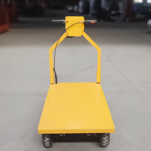 Warehouse 1000w Battery Power Electric Trolley <strong>Flat</strong> <strong>Carts</strong> Loading 600kg Cargo Brick Farm Truck Mini <strong>Cart</strong> Electric Hand Truck - Product Image 6