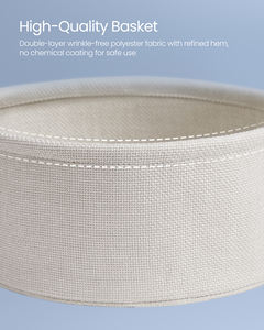 <span class=keywords><strong>Table</strong></span> basse ronde moderne <span class=keywords><strong>VASAGLE</strong></span>, petite <span class=keywords><strong>table</strong></span> d'appoint avec panier en tissu pour salon - Product Image 6