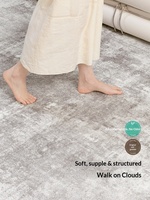 Teppich Wohnzimmer 2025 Neu Luxuriös Hochwertig Zuhause Sofa Couchtisch Schlafzimmer Bettvorleger Kunstkaschmir Mikrofaser Haustierfreundlich