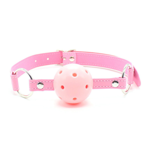 Pu <strong>leather</strong> mouth ball <strong>gag</strong> for adult love game sex toy sm game play CHUNHUI bdsm bondage for sex role and play - Product Image 5