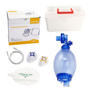Tas Resusitasi <span class=keywords><strong>PVC</strong></span> yang nyaman untuk dewasa peralatan klinik darurat <span class=keywords><strong>Manual</strong></span> dengan kotak warna atau PP murah - Product Image 4