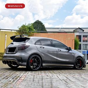 Kit de carrocería de gran oferta para mercedes-benz Clase A W176 actualización <span class=keywords><strong>AMG</strong></span> <span class=keywords><strong>A45</strong></span> difusor de rejilla de parachoques trasero delantero difusor trasero - Product Image 3