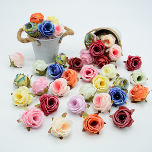 ดอกกุหลาบจำลองขนาดเล็กจาก Dongchen Crafts สำหรับงาน DIY งานแต่งงาน ตกแต่งบ้าน งานปาร์ตี้ และหมวก - Product Image 1