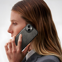 Casing ponsel kulit asli modis pelindung unik desain mewah kustom untuk iPhone 15 11 14 pro max