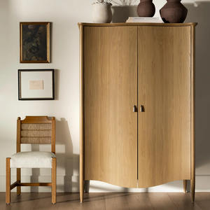 Modern Mid-Century estilo madeira maciça Rattan jantar cadeira para Home Offices Hotéis Apartamentos para jantar e café - Product Image 3