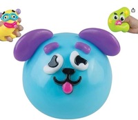 Nouveaux Smushers Squishy Dog Face Swap, moulable, mignon, à récupération lente, pour la relaxation, unisexe, pour les jeunes de 7 à 14 ans