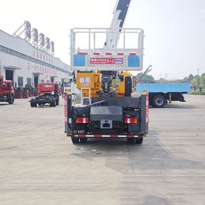 Camion de travail aérien Sinotruk Ho Wo GKS35 Pro, flèche en acier haute résistance polygonale, 360 °   Véhicule à plateforme aérienne à rotation complète - Product Image 6