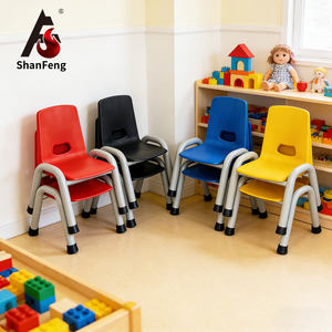 เก้าอี้เด็กแบบซ้อนได้สำหรับขายส่ง เก้าอี้สำหรับสถานรับเลี้ยงเด็ก อุปกรณ์สำหรับโรงเรียนอนุบาล/ห้องเล่น เฟอร์นิเจอร์พลาสติกสำหรับห้องนั่งเล่น - Product Image 1