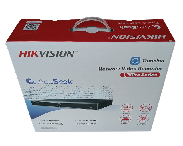 Hik Original DS-7632NXI-I2/VPro 32CH 2SATA 4K Ai AcuSeek NVR 2-engines AcuSearch Facial Recognition Guanlan Large-Scale AI Model