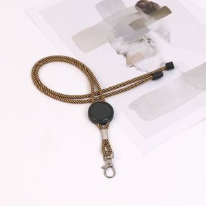 Cordón Redondo Trenzado de Poliéster Más Vendido, Correa Ajustable para Teléfono/Identificación con Logotipo Personalizado y Cierre Metálico - Product Image 6