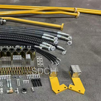 Kit de tuyauterie hydraulique pour brise-roche auxiliaire d'excavatrice compatible CAT 349D CAT349D2 CAT349D2 L