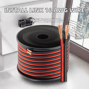 <span class=keywords><strong>Cavo</strong></span> <span class=keywords><strong>per</strong></span> Altoparlanti Stereo Install Link 16 AWG (9 Metri) <span class=keywords><strong>per</strong></span> <span class=keywords><strong>Home</strong></span> Theater con Conduttore CCA - Product Image 2
