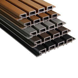 आउटडोर wpvc दीवार पैनल बाहरी pvc अन्य बोर्ड wpc दीवार पैनल समग्र स्लेटेड क्लैडिंग बाहरी दीवार - Product Image 6