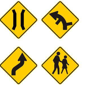 Дорожный знак безопасности M G: светоотражающий предупреждающий знак из алюминия нестандартного размера, знак опасности - Product Image 2