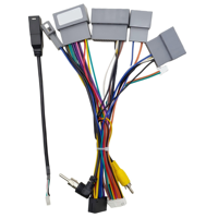 Câble adaptateur de harnais d'alimentation pour autoradio OEM 16 broches Canbus Android, conducteur en cuivre nu, remplacement de la prise d'alimentation du haut-parleur CR-V