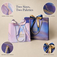 Sac cadeau de luxe en papier rigide, impression personnalisée, marbre, feuille d'or, paillettes, pour bijoux, cosmétiques, bougies, avec poignée en corde, vente en gros, direct usine