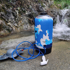 Vente en gros, bain en plein air sauvage d'été, <span class=keywords><strong>Non</strong></span> <span class=keywords><strong>solaire</strong></span>, sac à eau de 12l, sac Portable de <span class=keywords><strong>douche</strong></span> en plein air - Product Image 6