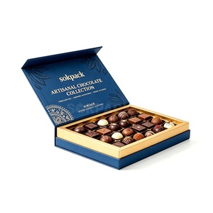 Custom 24pcs Premium Chocolate Exquisite Rigid <strong>Sweet</strong> <strong>Gift</strong> Box for Gifting &amp; Celebrations OEM/ODM Candy Packaging Box - Product Image 4