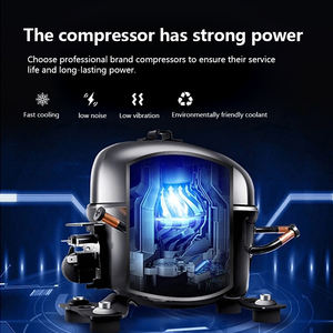 Réfrigérateur électrique double porte en acier inoxydable de haute qualité 530L, sans givre, portable, pour usage domestique et hôtelier - Product Image 3