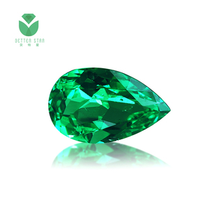 Đá Quý Thủy Nhiệt Ngọc Lục Bảo Tạo Hình Quả Lê Bán Sỉ Đá Quý Ngọc Lục Bảo Trồng Trong Phòng Thí Nghiệm 1-<span class=keywords><strong>5</strong></span> Carat Đá Quý Ngọc Lục Bảo Tổng Hợp - Product Image 5