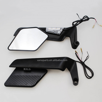 Rétroviseur latéral de moto WANOU avec clignotant LED, rétroviseur de moto