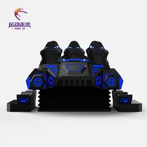 9D Virtual Reality simulator 9D VR 6Seats Cinema 9D Roller Coaster Game Simulator