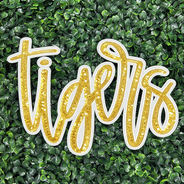 New Custom Patches  Designer Patches for Clothes Alphabet Iron-on Custom Embroidered Letters Sequin Patches