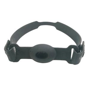 Prix usine de haute qualité rouge noir Silicone + cuir balle gag bouche balle BDSM Bondage lèvres anneau ouvert Gag balle jouets sexe adulte - Product Image 1