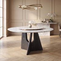 Table à manger moderne en bois, simple, luxueuse, multifonctionnelle, pour la maison, petite table ronde pivotante